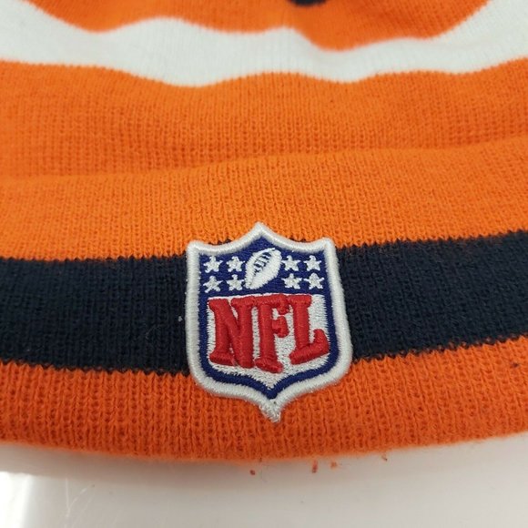 Denver Broncos Cuffed Beanie Knit Winter Cap Hat NFL Authentic - Picture 3 of 10
